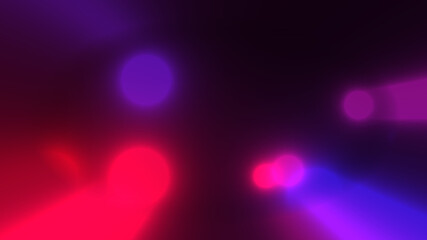 Abstract Colorful Circles Bokeh Background