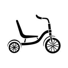 Fototapeta na wymiar Vector illustration of tricycles. Cycling. Active lifestyle.