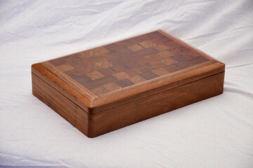 Wooden marquetry box