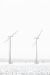 Fototapeta premium Windturbines, Wind turbines