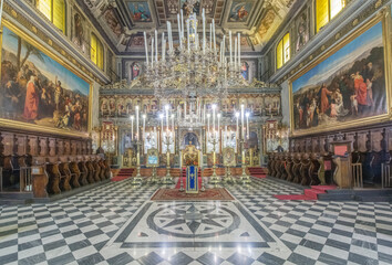 Fototapeta premium Italy, Trieste, Greek Orthodox Church Interior
