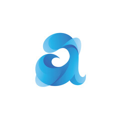 Modern Abstract Letter a Logo Icon