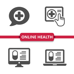 Online Health Icons