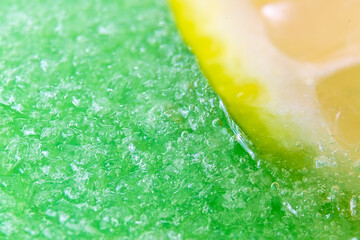 Margarita cocktail shot in studio