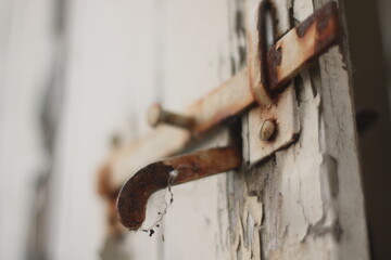 Old vintage door lock
