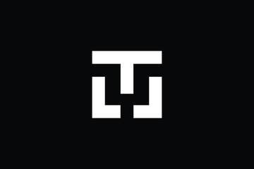 WT logo letter design on luxury background. TW logo monogram initials letter concept. WT icon logo design. TW elegant and Professional letter icon design on black background. W T TW WT