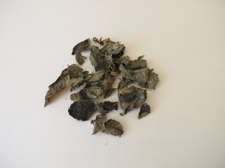 Fermented and dried hazelnut leaves for hazelnut leaf tea