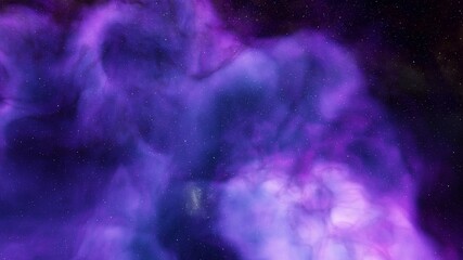 Planetary nebula in deep space. Abstract colorful background