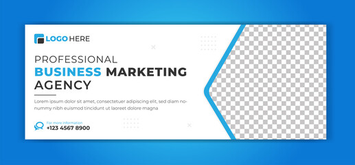 corporate business facebook cover banner templates design - obrazy, fototapety, plakaty