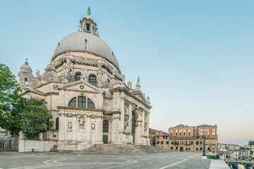 Fototapeta na wymiar Italy, Venice. Basilica di Santa Maria della Salute