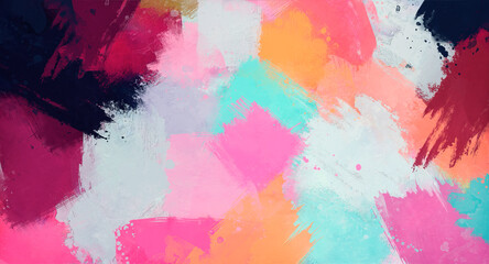 the image of bright gentle watercolor multicolored brush strokes