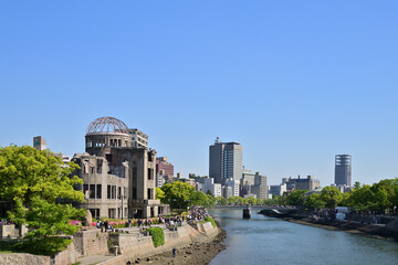 広島平和記念公園の原爆ドーム