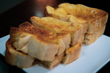 Delicious bread toast