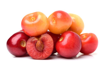 Cherry isolated on white background
