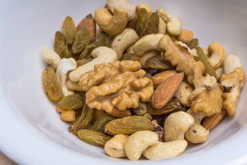 nuts and dried fruit