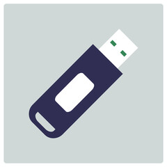 Vector illustration for Pen Drive1 EPS10