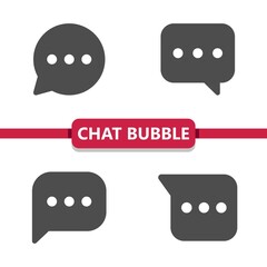Chat Bubbles - Speech Bubbles - Chat Icons