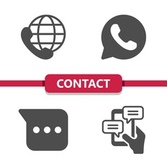 Contact Us - Contact Icons