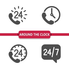 Around The Clock Icons