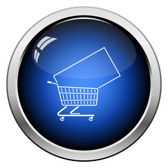 Shopping Cart With TV Icon