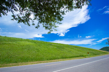 road in the countryside