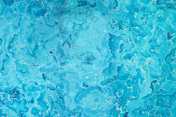 Blaue, marmorierte Struktur als Textur oder Hintergrund