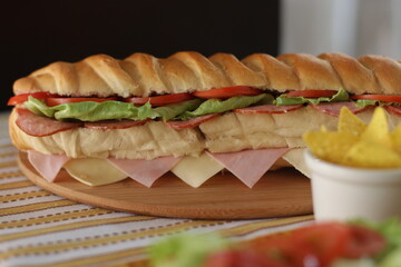 Ham and cheese Sandwich