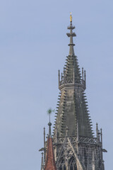 Fototapeta na wymiar Turm der Marienkirche Reutlingen