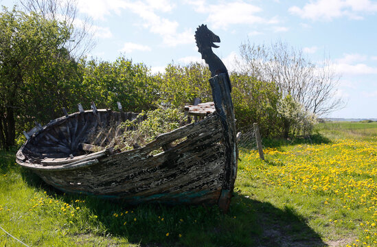 Typical Landscape at Samso Island, Denmark, Europe