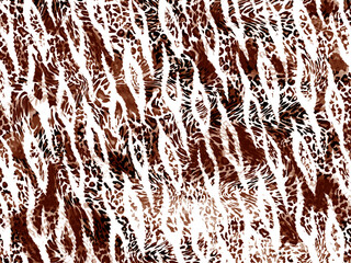 abstract leopard print
