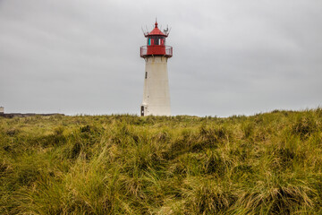 Fototapeta na wymiar The Lighthouse List West, Sylt, Germany, Europe