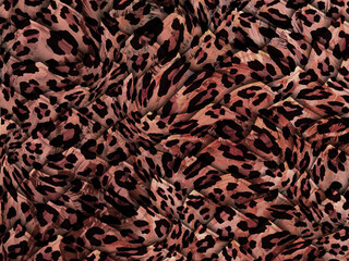 abstract leopard print