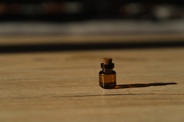 Aromatherapy at home for mind and body fulfilment. Essential oil vintage bottles. Perfumery...