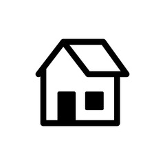 House vector icon. Home linear pictogram.