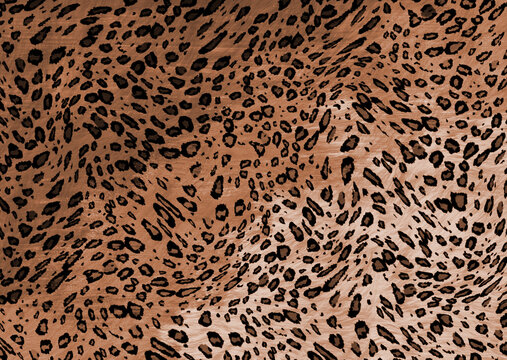 abstract leopard print 
