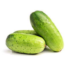 cucumber isolated on white background