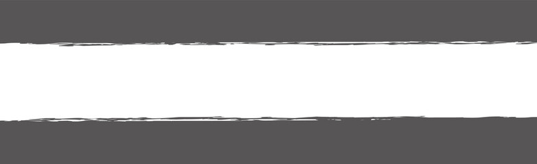 brush painted ink stamp banner frame on transparent background	
