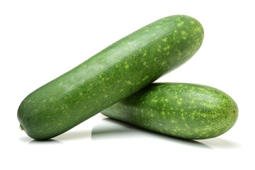 Winter melon on white background