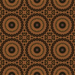 Pattern design for the background and wallpaper. Retro and vintage mixed concept for interior decoration