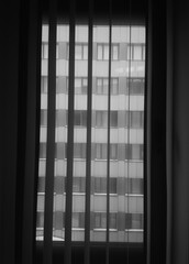 Vertical windows blinds background