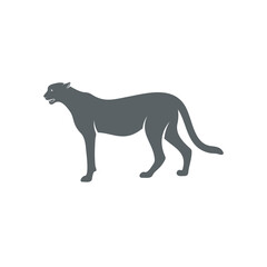 Cheetah design vector illustration, Creative Cheetah logo design concepts template, icon symbol