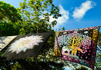 Coloful Work of Art on Cloth
