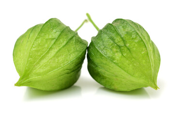 Physalis fruit isolated on white background 