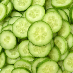 sliced cucumber background
