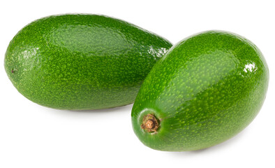 fresh avocado isolated on white background. full depth of field. clipping path