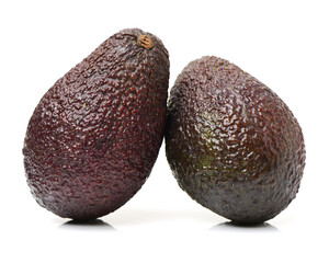 avocado isolated on white background