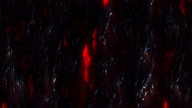 Abstract Scifi Fantasy Alien Texture Background Loop/ 4k animation of an abstract scifi alien lava textured background with fire patterns seamless looping