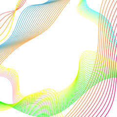 Modern abstract transparent graphic design lines. beautiful fashion transition wave layout template. Vector illustration