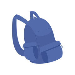 Backpack, School, travel, Bag Teacher Trendy Vector isolated on white background.