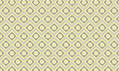 geometric design pattern in gray and yellow